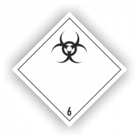 etichete pentru materii infecțioase - Clasa 6.2